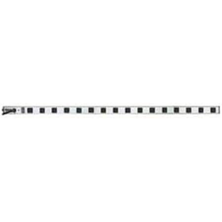 Doomsday Power Strip, Surge, 5-15R, 5-15P, 15 ft., Black/Silver DO59320